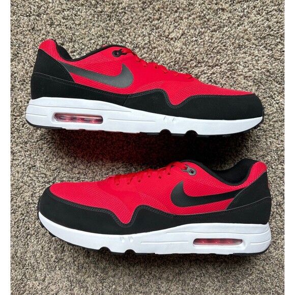 Nike Air Max 1 Ultra 2.0 Red Black White Size 15 Men's - Picture 1 of 9